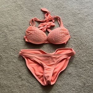 Two piece bathing suit